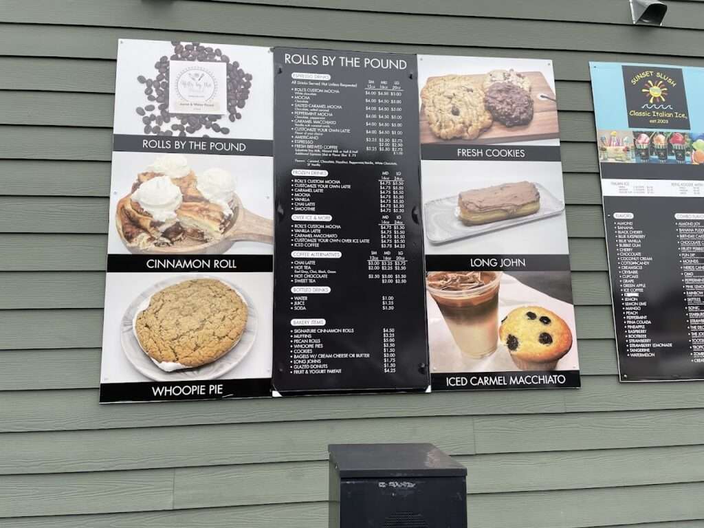 Rolls By The Pound – Coffee and Treats menu 5