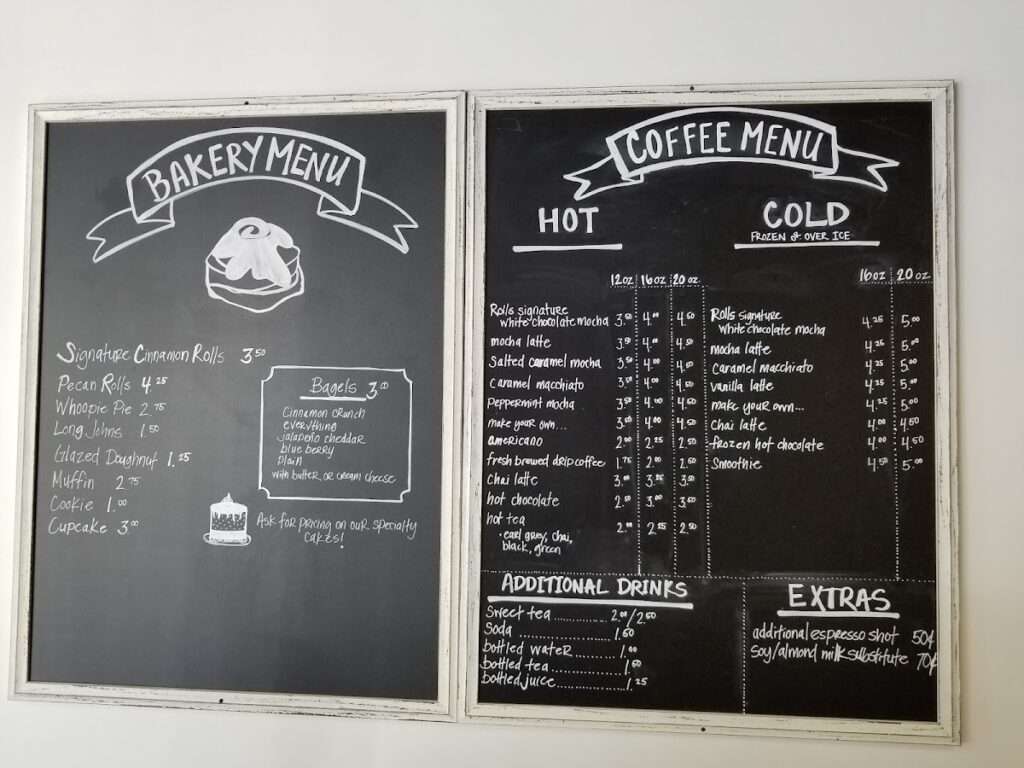 Rolls By The Pound – Coffee and Treats menu 3